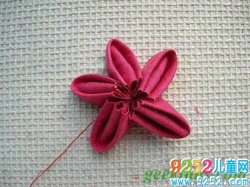DIY布衣櫻花的材料