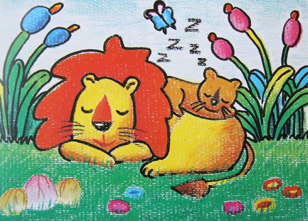睡著的小獅子