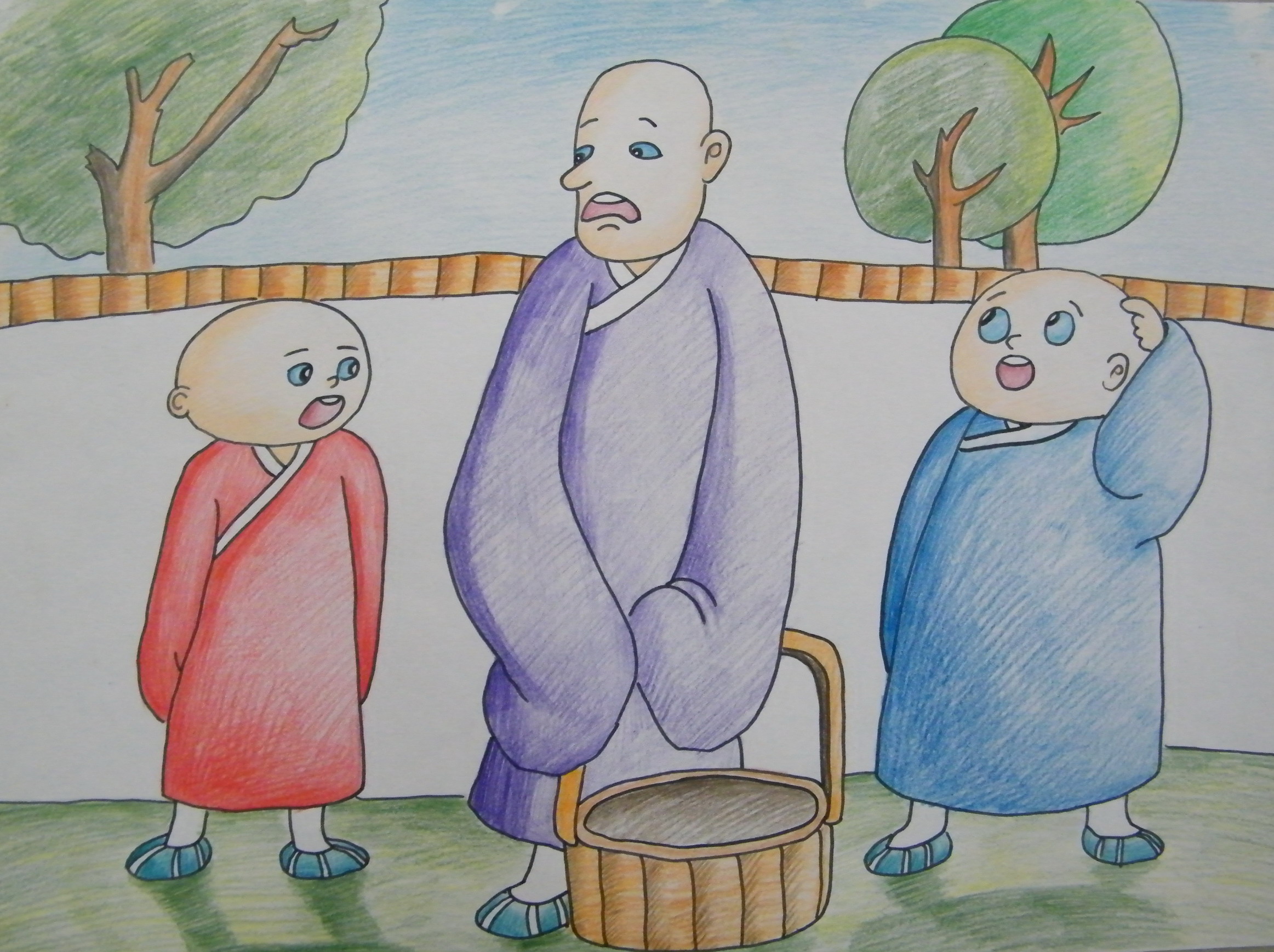 三個(gè)小和尚的<a href=http://inspiredelm.com/gushi/ target=_blank class=infotextkey>故事</a>