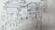 古代鎮(zhèn)上風(fēng)景