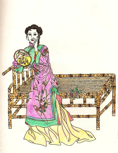 最美的人<a href=http://inspiredelm.com/ertonghua/ target=_blank class=infotextkey>兒童畫</a>-古代美女公主