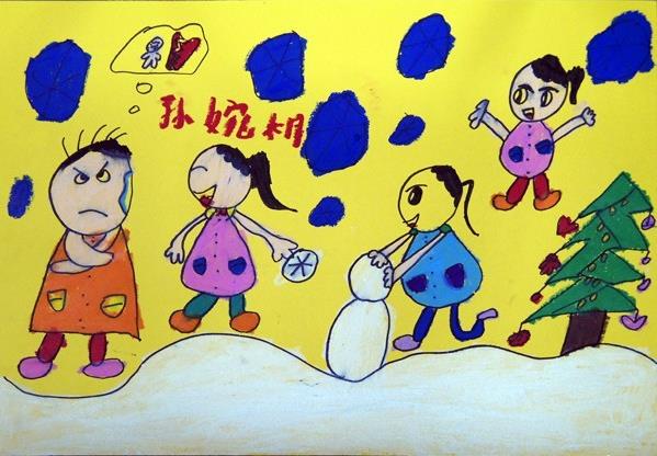 <a href=http://inspiredelm.com/ertonghua/ target=_blank class=infotextkey>兒童畫</a>堆雪人-歡樂堆雪人