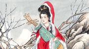 最美的人兒童畫-古代美女王昭君