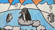 企鵝跳水