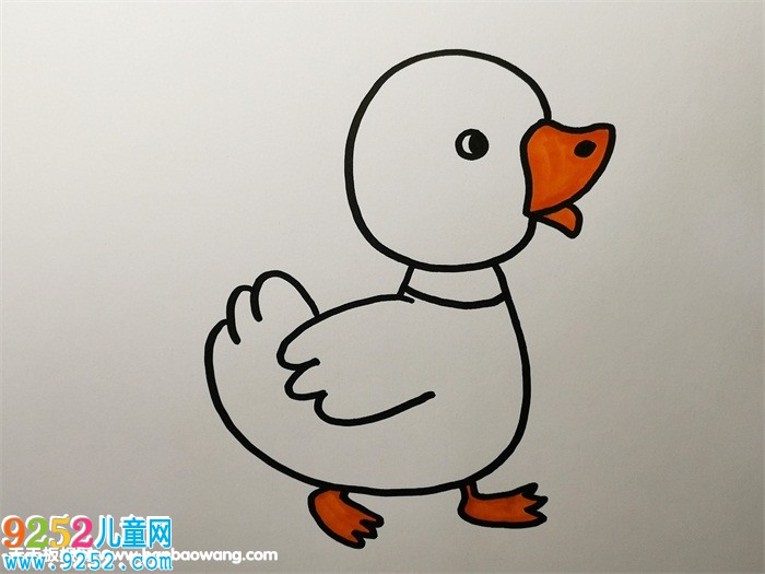 幼兒鴨子<a href=http://inspiredelm.com/jianbihua/ target=_blank class=infotextkey>簡筆畫</a>步驟