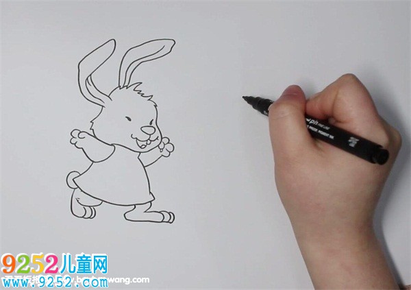 小白兔小灰兔<a href=http://inspiredelm.com/jianbihua/ target=_blank class=infotextkey>簡筆畫</a>