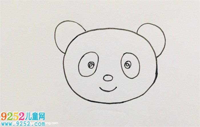 熊貓怎么畫漂亮又可愛