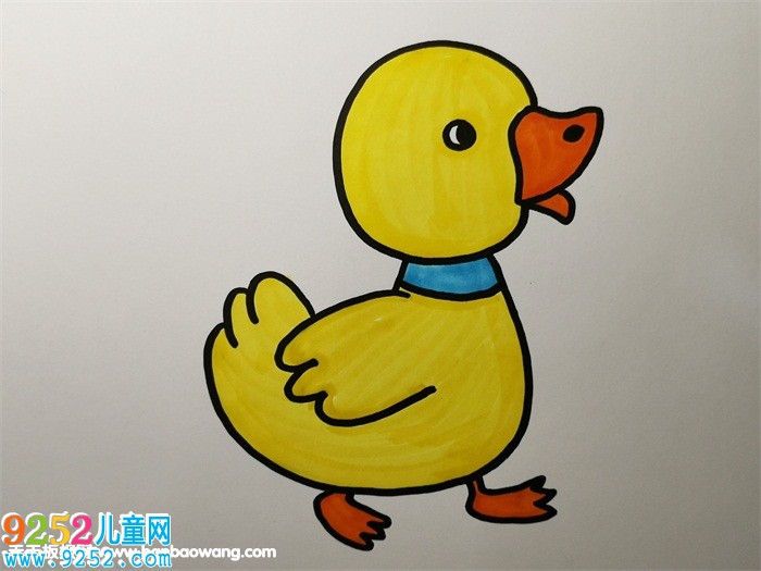 幼兒鴨子<a href=http://inspiredelm.com/jianbihua/ target=_blank class=infotextkey>簡筆畫</a>步驟