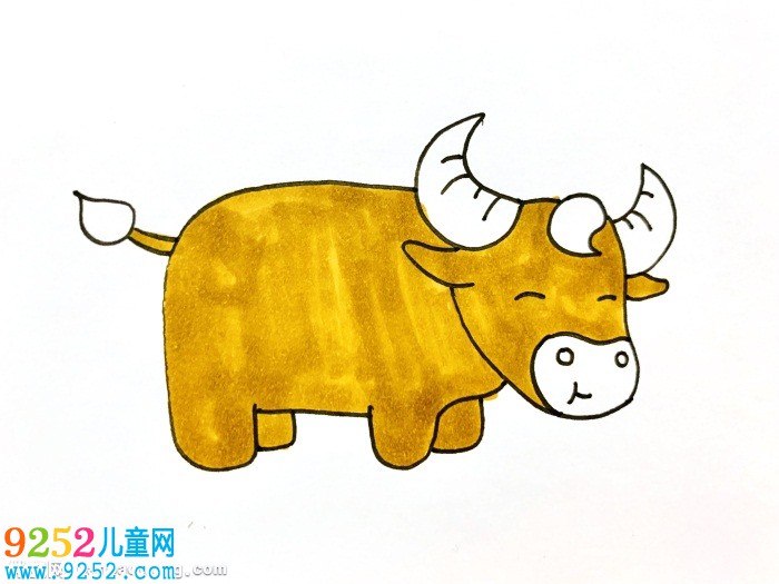 老黃牛怎么畫