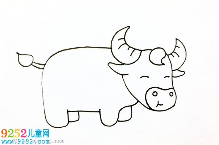 老黃牛怎么畫