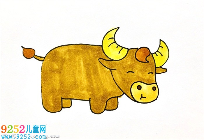老黃牛怎么畫
