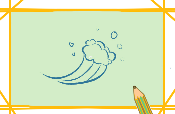 翻滾的海浪<a href=http://inspiredelm.com/jianbihua/ target=_blank class=infotextkey>簡筆畫</a>的圖片怎么畫