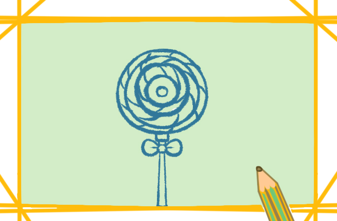 波板糖<a href=http://inspiredelm.com/jianbihua/ target=_blank class=infotextkey>簡筆畫</a>七彩色圖片怎么畫