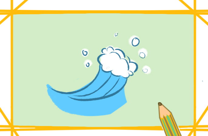 翻滾的海浪<a href=http://inspiredelm.com/jianbihua/ target=_blank class=infotextkey>簡筆畫</a>的圖片怎么畫