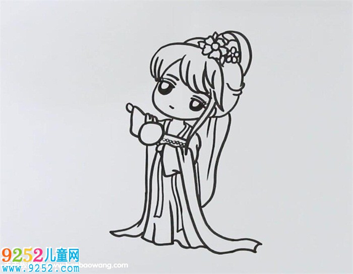 古風(fēng)女子<a href=http://inspiredelm.com/jianbihua/ target=_blank class=infotextkey>簡(jiǎn)筆畫</a>