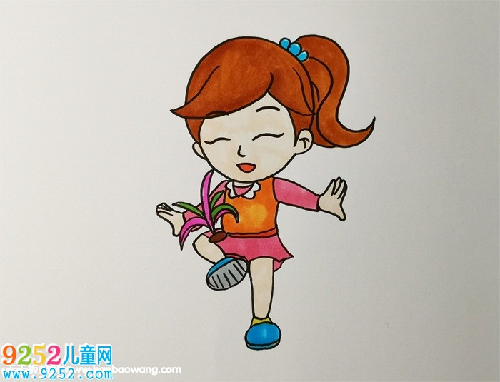 小朋友踢毽子<a href=http://inspiredelm.com/jianbihua/ target=_blank class=infotextkey>簡筆畫</a>