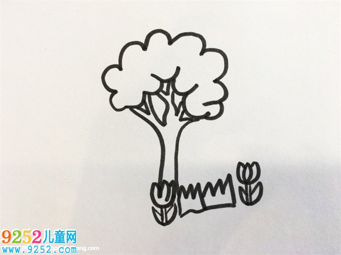 花草樹木怎么畫