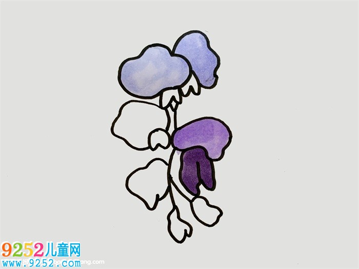 紫藤花怎么畫