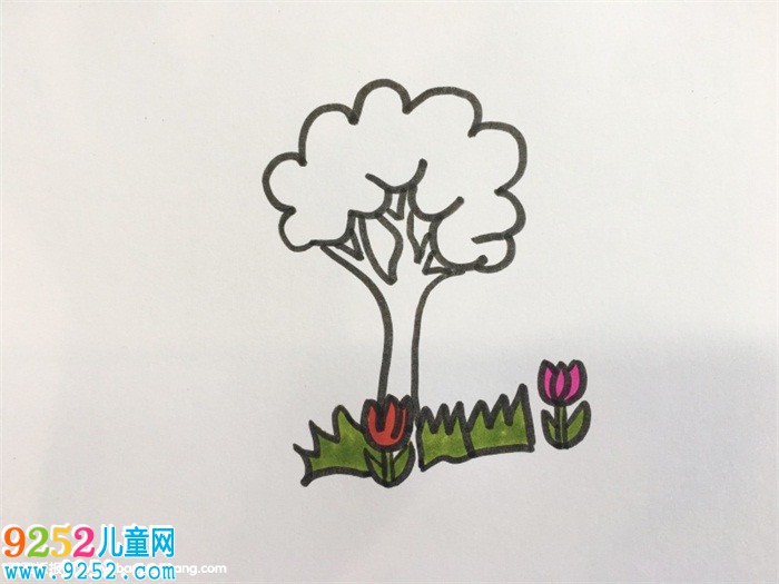 花草樹木怎么畫