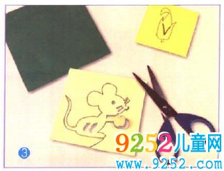老鼠吃玉米窗花_<a href=http://inspiredelm.com/jianzhi/ target=_blank class=infotextkey>剪紙</a>圖案大全
