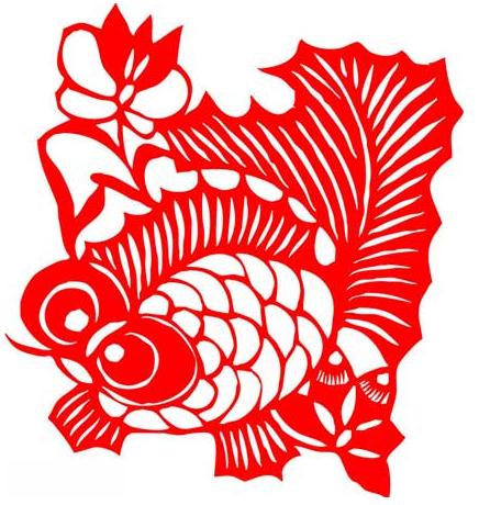 金魚和蓮花<a href=http://inspiredelm.com/jianzhi/ target=_blank class=infotextkey>剪紙</a>教程