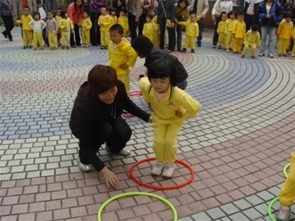 幼兒園親子互動游戲大全—跳圈圈親子游戲的玩法