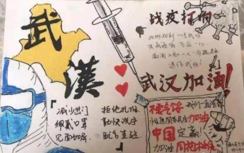 2020武漢疫情小學(xué)生手抄報圖片和內(nèi)容