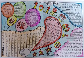 2019年國(guó)慶節(jié)手抄報(bào)簡(jiǎn)單易畫(huà)，10.1是您的生日