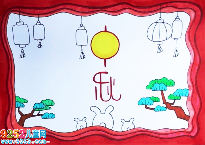 2019年中秋節(jié)<a href=http://inspiredelm.com/shouchaobao/ target=_blank class=infotextkey>手抄報</a>怎么畫，中秋節(jié)<a href=http://inspiredelm.com/shouchaobao/ target=_blank class=infotextkey>手抄報</a>精美簡單