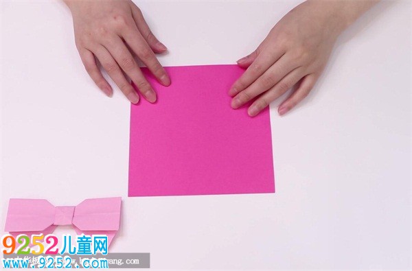 蝴蝶結(jié)的折法